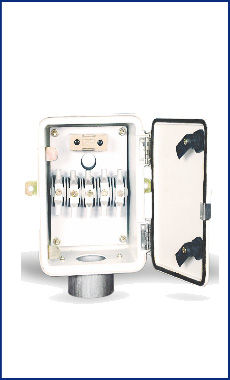 The RAKSHA Junction Box offers a reliable and long lasting protective cover to the electrical joints...